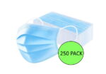 3Ply Disposable Face Masks 250 Pack