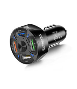 Smart 4Port In Car USB Fast Charger