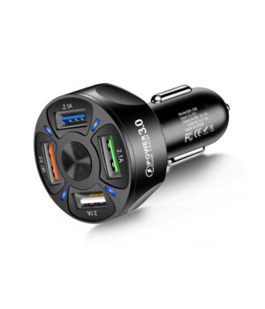 Smart 4Port In Car USB Fast Charger