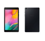 Samsung Galaxy Tab A 8.0 Black front and back
