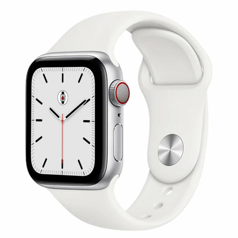 Apple Watch Silicone Band White L