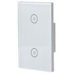 SmartVU Home 2-Gang Wifi Smart Touch Wall Switch Refurb