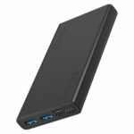 Promate 10000mAh Smart Charging Power Bank With Dual USB Output Black