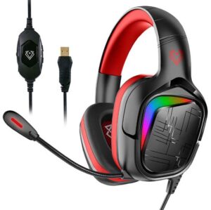 Vertux Gaming Headset W HD & Surround Sound Red