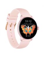 Urban Smart Watch with Round Face Pink
