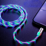 3 in 1 Magnetic Charging Cable with RGB LED-100CM