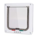 Cat Flap Door Magnetic Pet Door with 4 Way Lock L