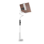Adjustable Flexible Long Arm Mobile Phone Tablet Holder Black