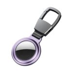 AirTag Magnetic Alloy Protective Case Purple