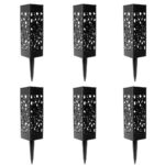6 Pcs Solar Powered LED Garden Lights