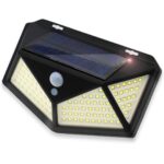 100 LED 3 Mode Motion Solar Outdoor Wall Light