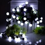 30 LED Solar Frosted Ball Fairy String Light