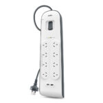 Belkin 8-Way Surge Protector with Dual USB Port
