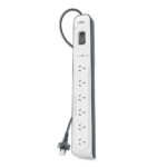 Belkin 6-Way Surge Protector with 2m Cord