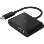 Belkin USB-C to VGA Adapter w 60W PB Black