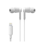 Belkin ROCKSTAR Wired Headphones w Lightning Connector White