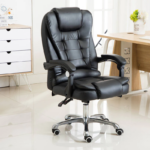 GameLab Workspace Executive Chair Polished Aluminum Black