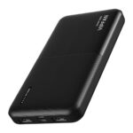 Vipfan 10000mAh Power Bank w Fast Charging Dual USB Output Black