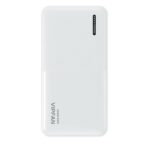 Vipfan 10000mAh Power Bank w Fast Charging Dual USB Output White