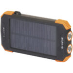 Urban 10,000mAh Weatherproof Power Bank w Wireless Qi and Solar Recharging