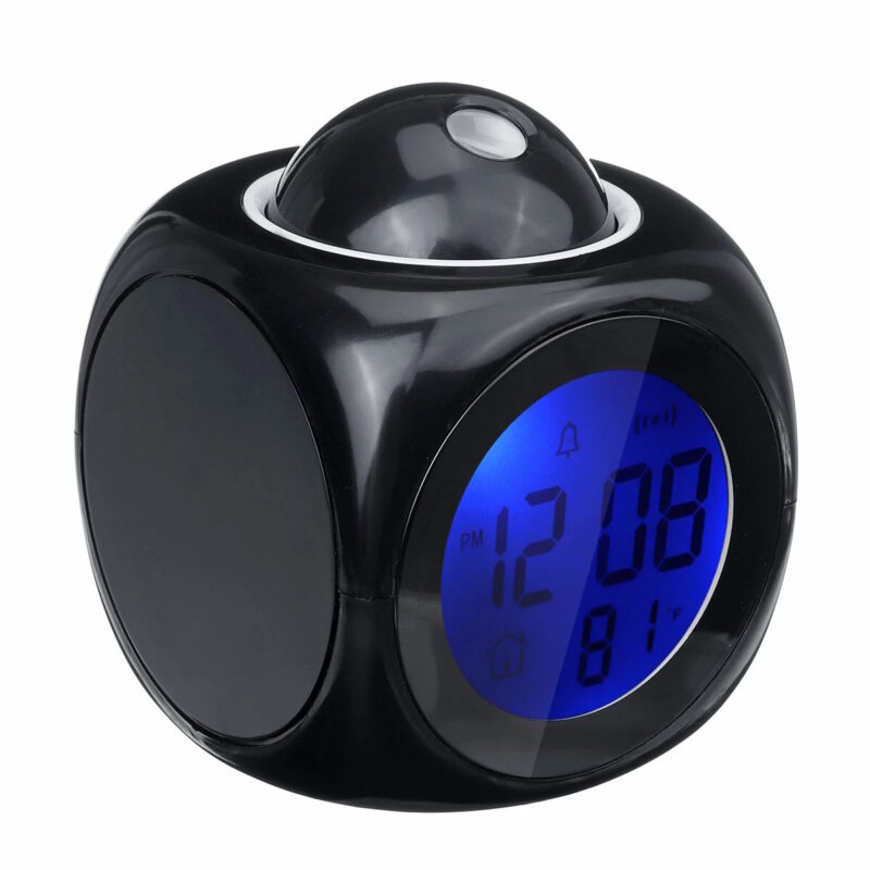 Titan Projection Digital Alarm Clock Black Urban Global