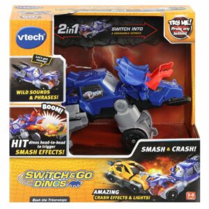 Vtech Switch and Go Dinos Battle Crash Dinos