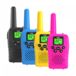 TRX Compact UHF CB Radio Walkie Talkie 4 Pack Colours