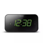 Philips Large Display Digital Clock Radio Black