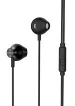 Philips Wired Earbuds w Mic Black