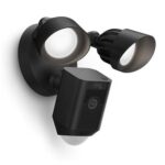 Ring Floodlight Camera Wired Plus - Black
