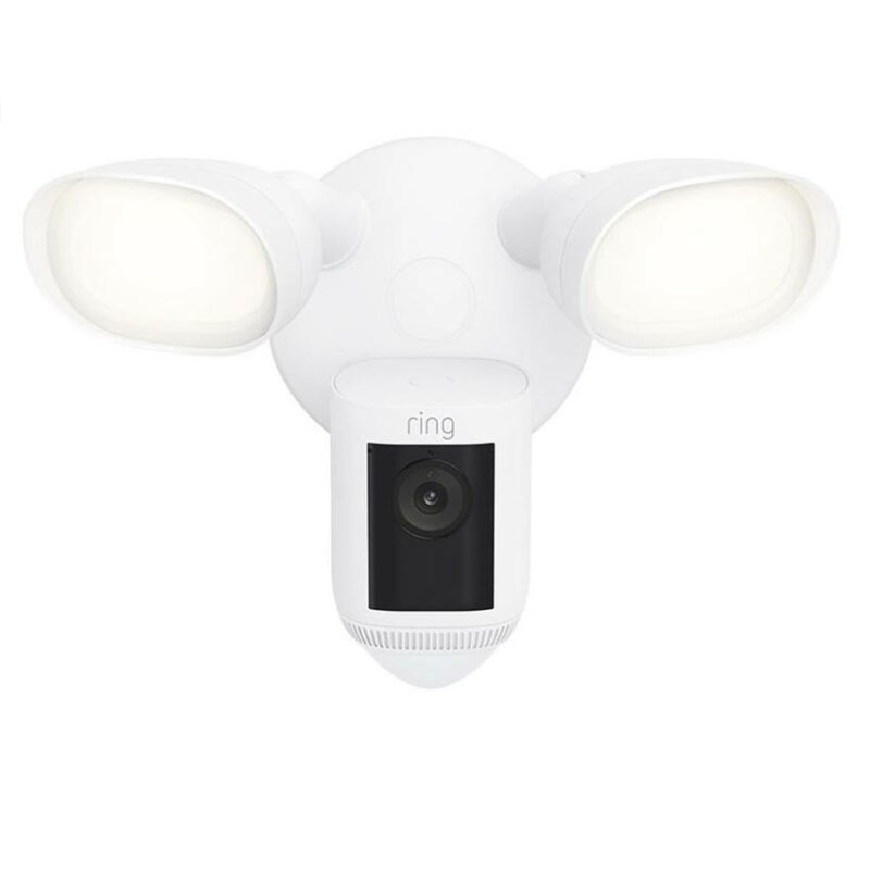 Ring Floodlight Camera Wired Pro - White