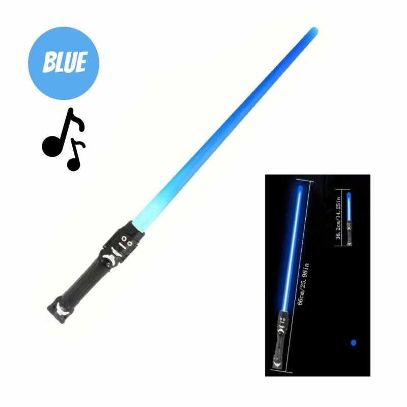 KidsPlay LED Retractable Blue Saber w FX Sound