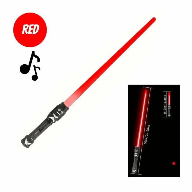 KidsPlay LED Retractable Red Saber w FX Sound