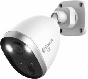 Swann 2K Outdoor Spotlight Wi-Fi Security Camera 1 Pack White Damaged Box