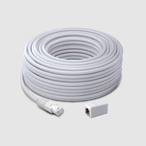 Swann UL Rated 30m CAT5e Extension Cable w Ext Adapter White