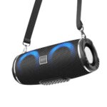 Hoco LumiSound 10W Premium Bluetooth Speaker w Light & Strap Black