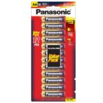 Panasonic Alkaline AA Battery 12pk