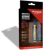 Playmax Switch 2 Tempered Glass Screen protector with applicator