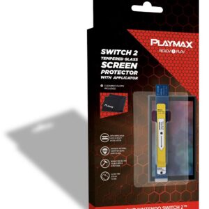 Playmax Switch 2 Tempered Glass Screen protector with applicator