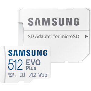 Samsung EVO Plus 512GB Micro SD Card w Adapter