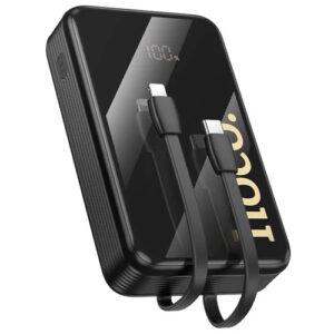 Hoco Q37A 22.5W 20000mAH PD QC Power Bank w 2 Built-in Cables