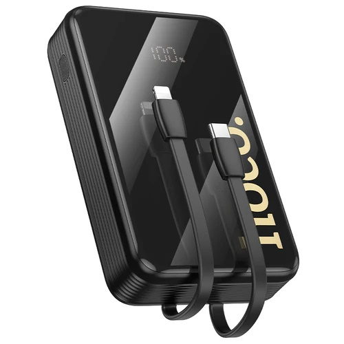 Hoco Q37A 22.5W 20000mAH PD QC Power Bank w 2 Built-in Cables
