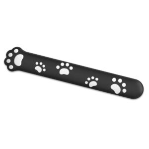 Playmax Paw Print Wrist Rest - Black and White
