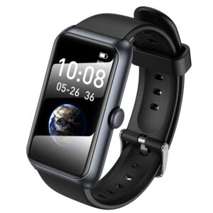 Extreme Fit Waterproof HR Smartwatch w Bluetooth Calling Black