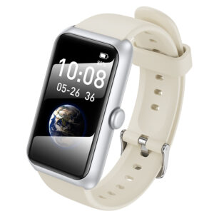 Extreme Fit Waterproof HR Smartwatch w Bluetooth Calling Silver