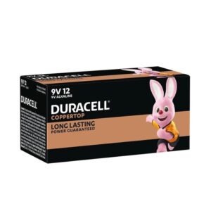 Duracell Coppertop 9V Alkaline Battery 12 Pack