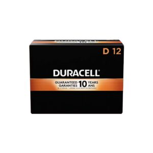 Duracell Coppertop D Alkaline Batteries 12 Pack