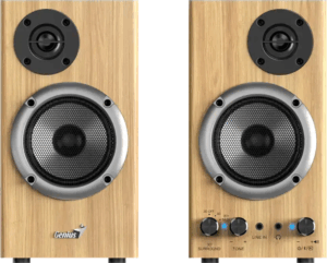 Genius SP-HF520BT Bluetooth 2 Way Wooden Speakers