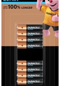 Duracell Ultra AAA Alkaline Battery 8pk