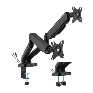 BRATECK Elegant Dual 17"-32" Counter Balance Monitor Desk Mount